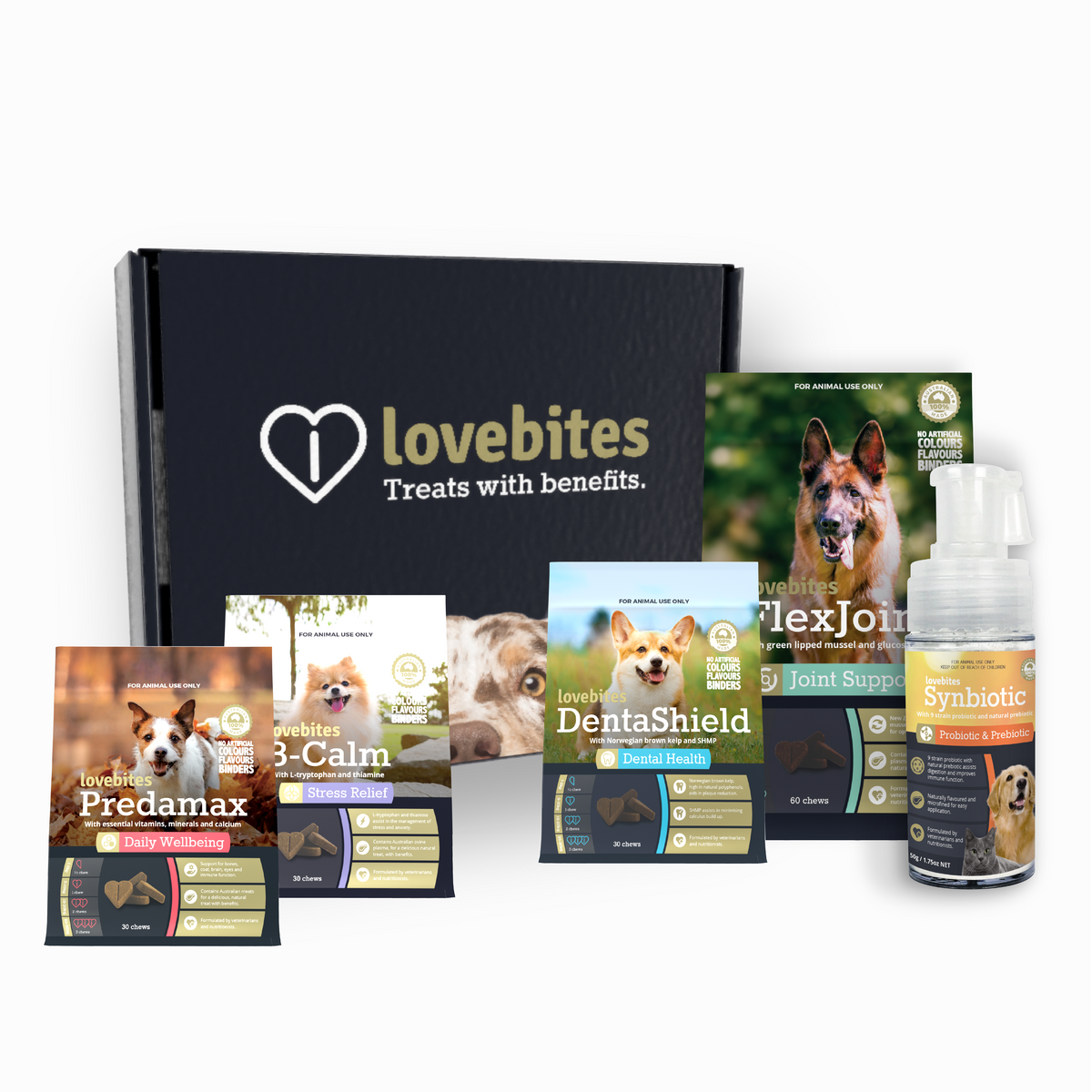 Stay Flexy Doggy Box Lovebites Bundle Lovebites for Pets