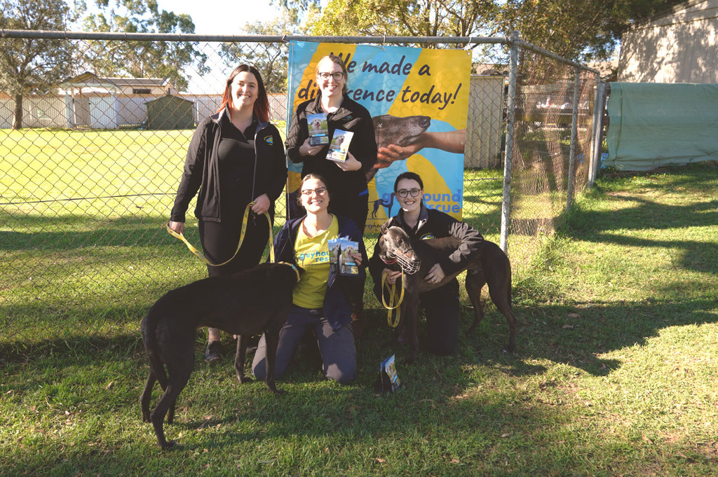 Lovebites Team at Greyhound Rescue